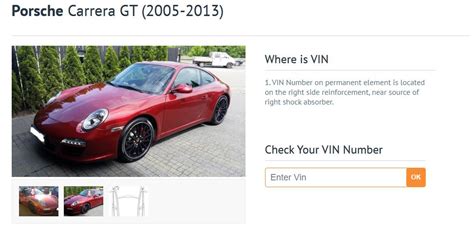 Porsche How To Find Decode And Check The Vin Number Where Is Vin