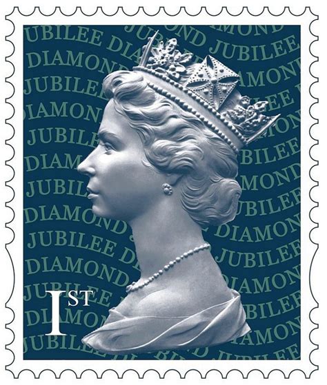 Queen Elizabeth Unveils Diamond Jubilee Stamps Postage Stamp