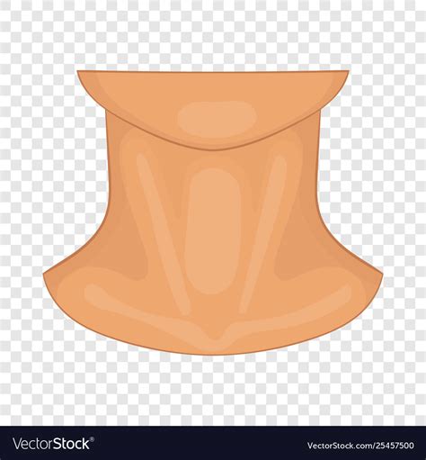 Neck Icon Cartoon Style Royalty Free Vector Image