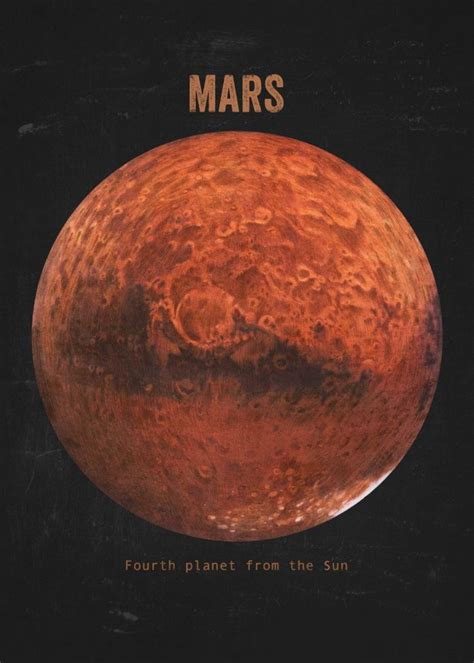 Mars Art Print By Terry Fan Society6 Planets Mars Planet Astronomy