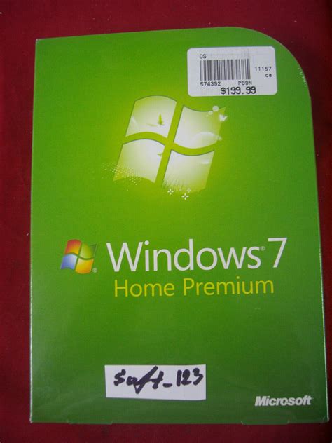 Microsoft Windows 7 Home Premium Full English 32 And 64 Bit Dvds New