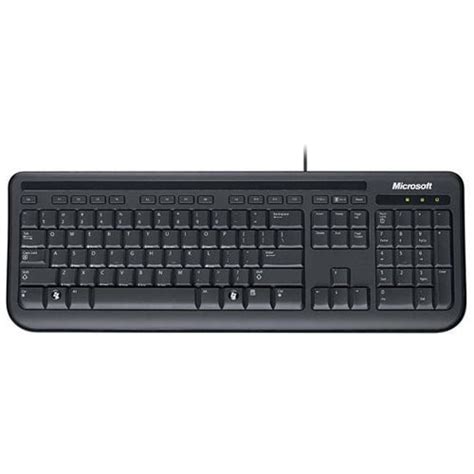 Microsoft French Desktop 600 Black Usb Keyboard Mega Pc Inc