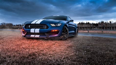Ford Blue Mustang Shelby Gt500 2 4k Hd Cars Wallpapers Hd Wallpapers
