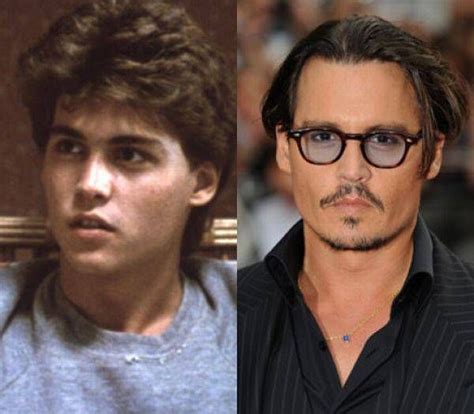 Relationship Adjourn Actors Then And Now Johnny Depp Young Celebrities