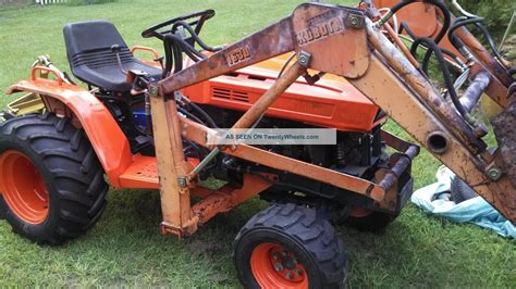 John Deere Garden Tractor With Loader Kubota B6200 Loader