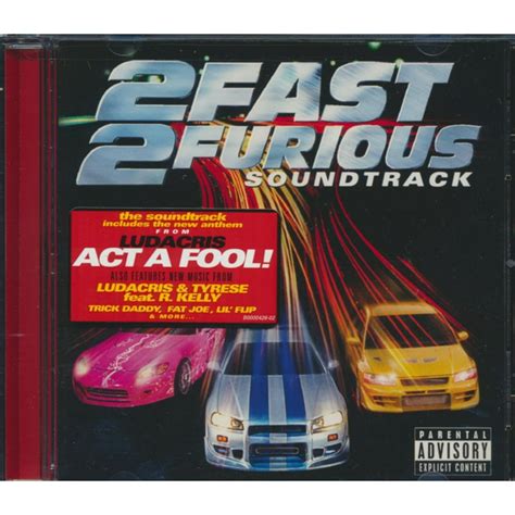 2 Fast 2 Furious Soundtrack Explicit Cd