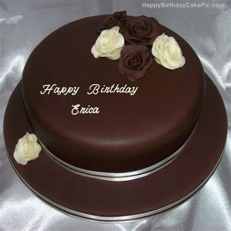 Rose Chocolate Birthday Cake For Erica