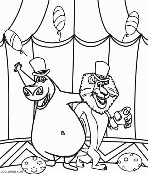 Madagascar coloring pages include the most exciting cartoon events. Printable Madagascar Coloring Pages For Kids | Cool2bKids