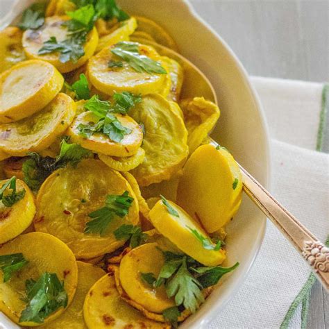 Sautéed Yellow Squash With Fresh Herbs Recipe Emily Farris Food And Wine