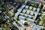 Luftaufnahme Berlin - Wohngebiet der Mehrfamilienhaussiedlung Cedelia ...