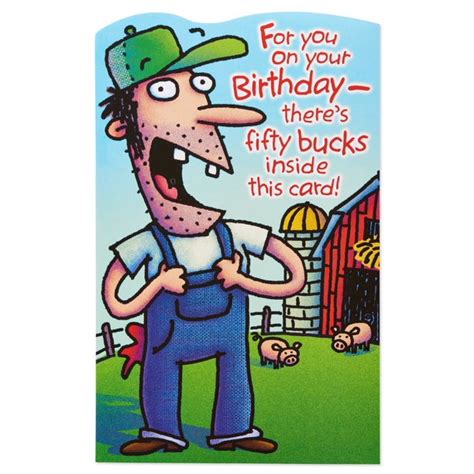 Maybe you would like to learn more about one of these? American Greetings Funny Fifty Bucks Birthday Card - Walmart.com - Walmart.com