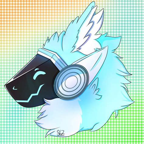 Protogen Headshot Headshot For Unnamed Client By Sekurityy Fur