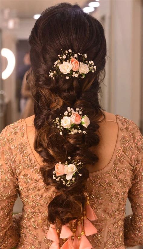 Bridal Hairstyles For Wedding Reception Indian Bridal Hairstyles For Reception Wedding