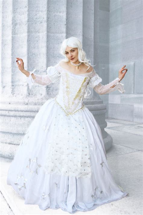 The White Queen White Queen Costume Queen Costume Cosplay Alice In