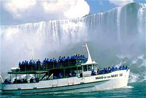 As we stand watching the trim little maid of the mist in the great basin below, it will interest us to know that many years ago one of her sister ships made a voluntary trip through the lower rapids and that her courageous crew arrived safely at queenston, ontario, seven miles down river. Maid of the Mist: The Past and Present | Niagara Falls History
