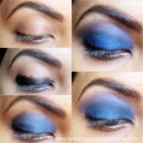 Intense Blue Smokey Eye Makeup Step By Step Tutorial