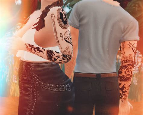 Sims 4 Ccs The Best Tattoo By Slums Images And Photos Finder
