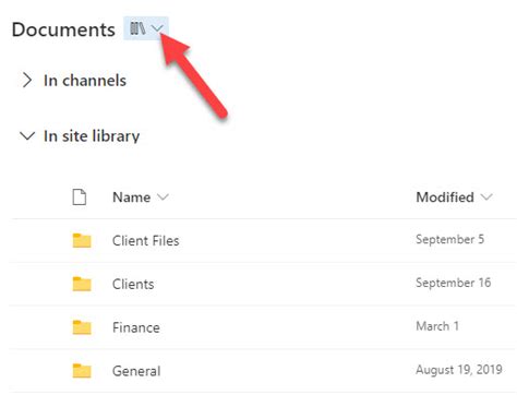 How To Quickly Switch Between Document Libraries In Sharepoint