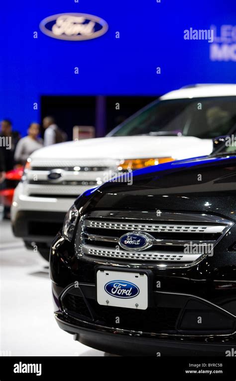Ford Cars At The Washington Auto Show Stock Photo Alamy