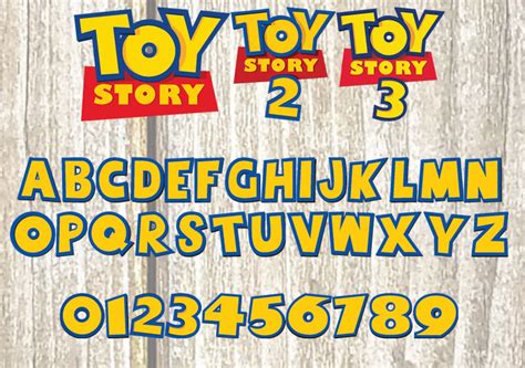 Toy Story Font Svg Toy Story Svg Toy Story Font Cricut Silhouette
