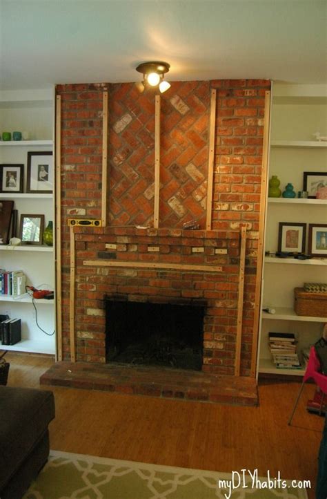Best of all, you can do this without ripping out the existing brick. (39) How to cover a fireplace using sheet rock | For the ...