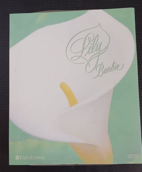 nrfb lily barbie doll limited edition fao schwartz floral signature collection 74299175565 ebay
