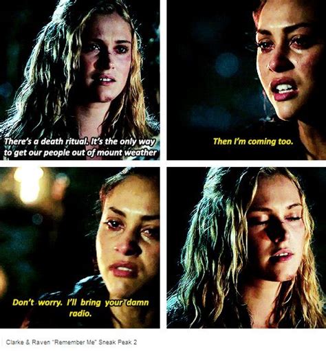 The 100 Remember Me Clip The 100 Show The 100 The 100 Tv Series