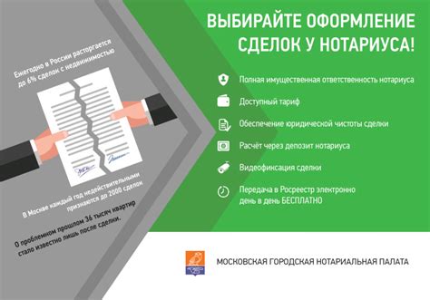 Регистрация сделок с недвижимостью у нотариуса цена в Москве