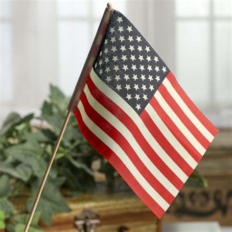 Small American Flags Fourth Of July Americana Holiday Crafts