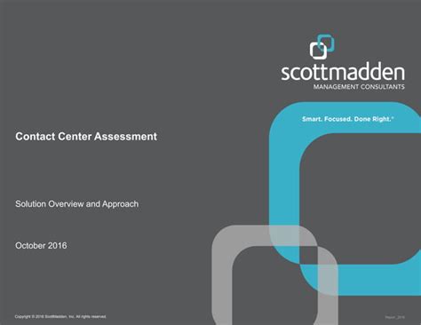 Contact Center Assessment Solution Overview And Approach Ppt