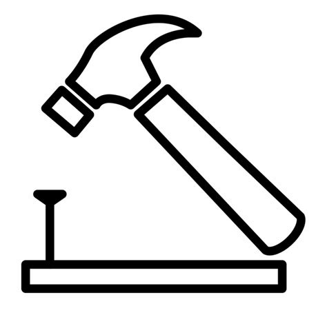 Clipart Hammer Hammer Outline Clipart Hammer Hammer Outline