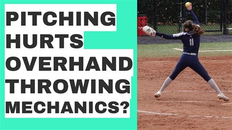 Softball Overhand Throwing Mechanics Pitching Disrupts Throwing Youtube