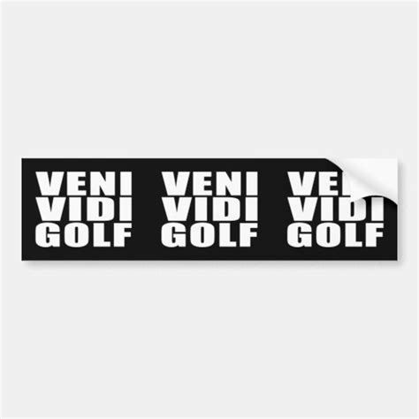 Funny Golf Bumper Stickers And Car Stickers Zazzle Ca