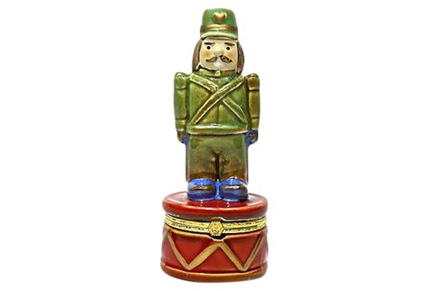 Porcelain Soldier Hinged Box on Chairish.com | Decorative accessories, Chairish, Vintage