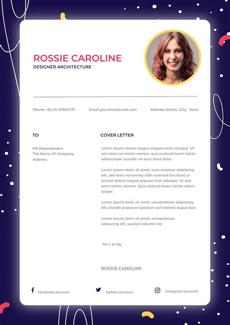 This professionally designed cover letter template was made for jobseekers wanting to showcase their creativity. Simple Creative Cover Letter Template | Cover Letter ...