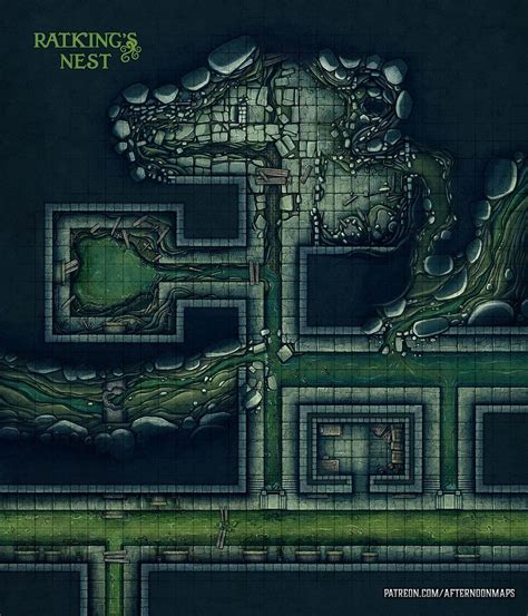Ratkings Nest Battle Map Launch Afternoon Maps On Patreon In 2020