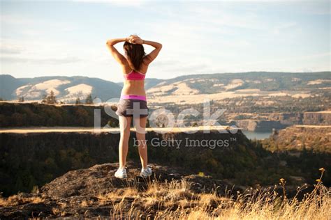 Woman Enjoying The View Stock Photo Royalty Free FreeImages