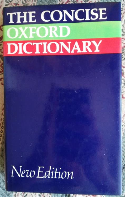 The Concise Oxford Dictionary 41441871