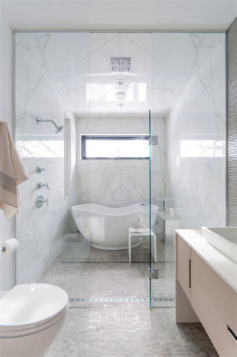 Deep soaking tub with shower also usually has a stage that's built around it with a couple of steps causing the tub. Sauna Shower Combo Spaces Asian with Soaking Tub Chrome ...