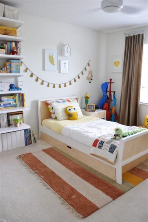 Eclectic And Cute All White Big Boy Bedroom Kidsomania