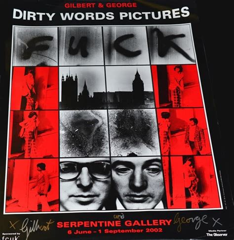 Gilbert Andgeorge Dirty Words Pictures 2002 Mutualart