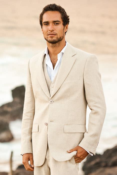 Men S Linen White Suit Jacket Beach Wedding Island Importer