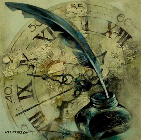 Another Wonderful Painting Of Victoria Stoyanova Clock With Goose
