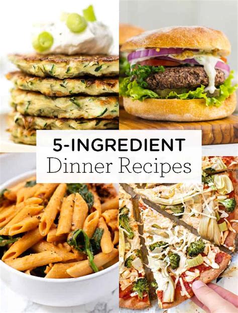 20 Healthy 5 Ingredient Dinner Recipes Simply Quinoa