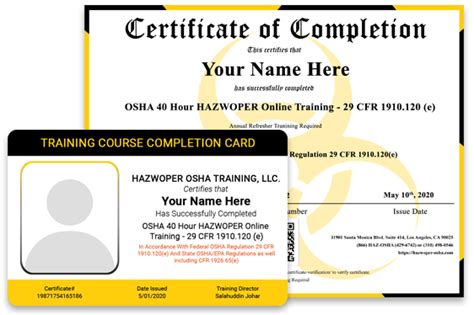 Osha 40 Hour Hazwoper Online Training Hazwoper Osha