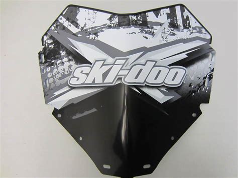 Purchase Ski-Doo New OEM Medium Windshield REV-XP Black/White Mid