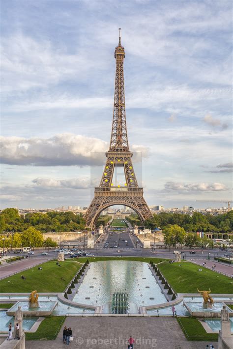 The Eiffel Tower Champ De Mars Paris France Europe License Download