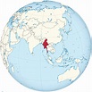 World Map Showing Myanmar : Myanmar, Burma - Facts and Figures - Click ...