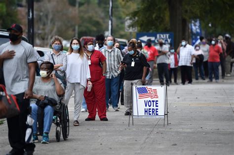 Georgia Sees Record Turnout Long Lines On First Day Of Early Voting