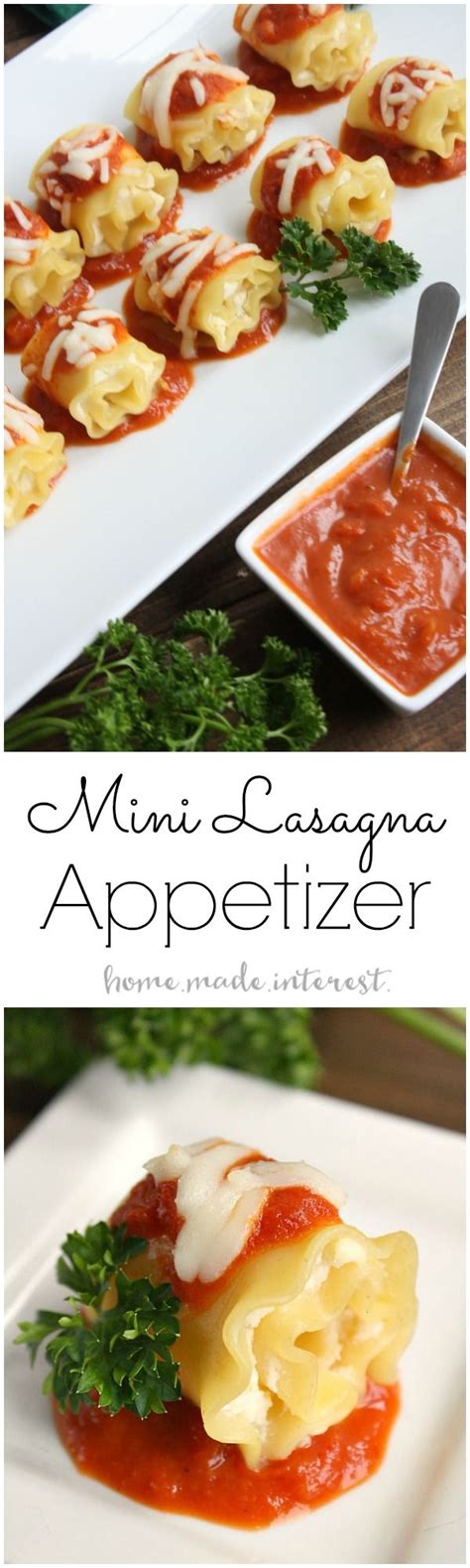 These Mini Lasagna Bites Are A Lasagna Rollup Recipe Made